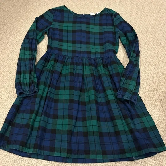 gap green plaid dress ABEL & LULA Plaid Dress 36M main image 1
